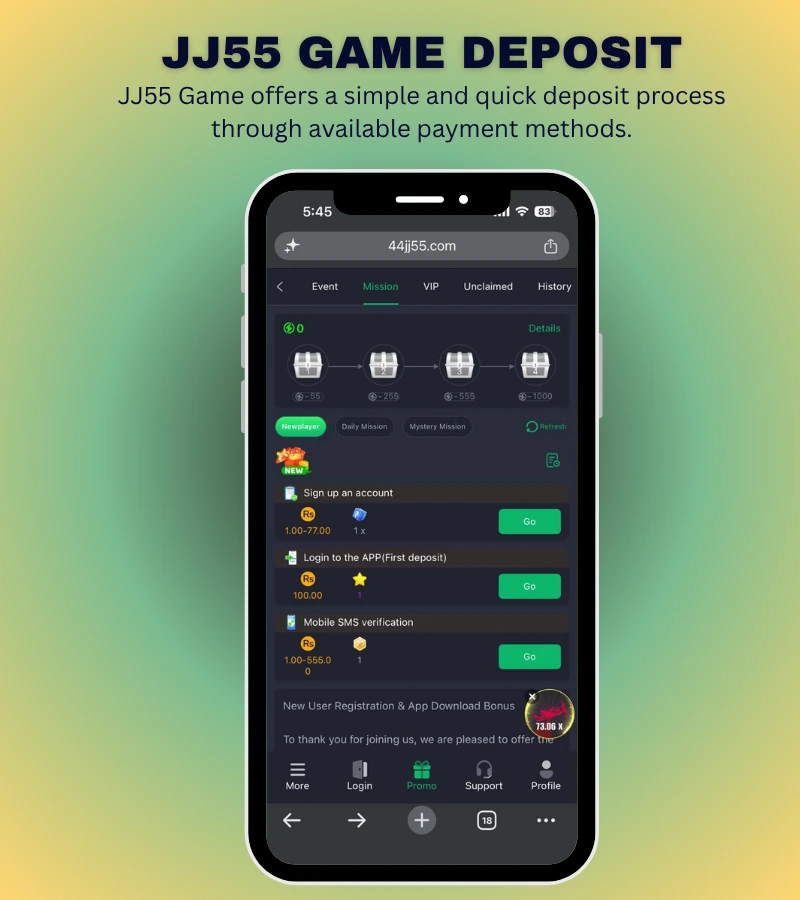 JJ55 GAME DEPOSIT