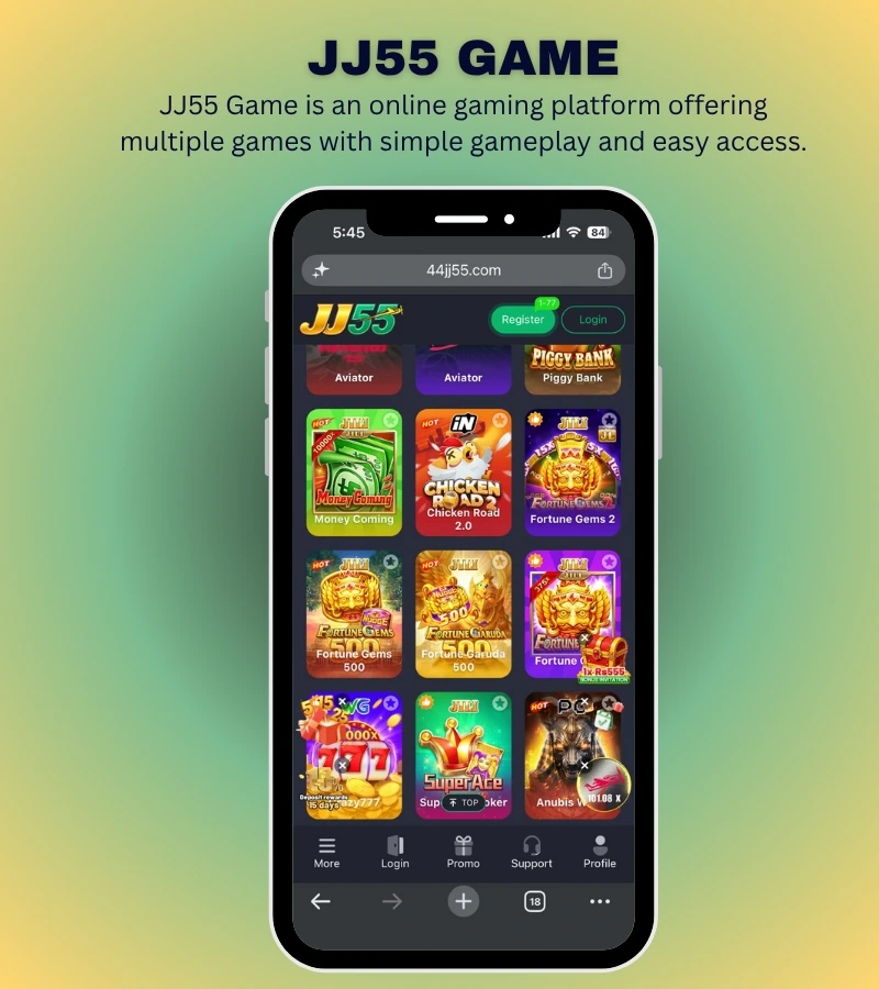 JJ55 Bonuses and Promotions