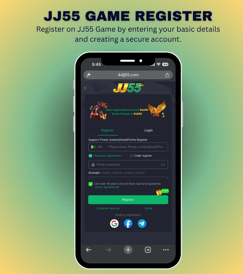 JJ55 LOGIN